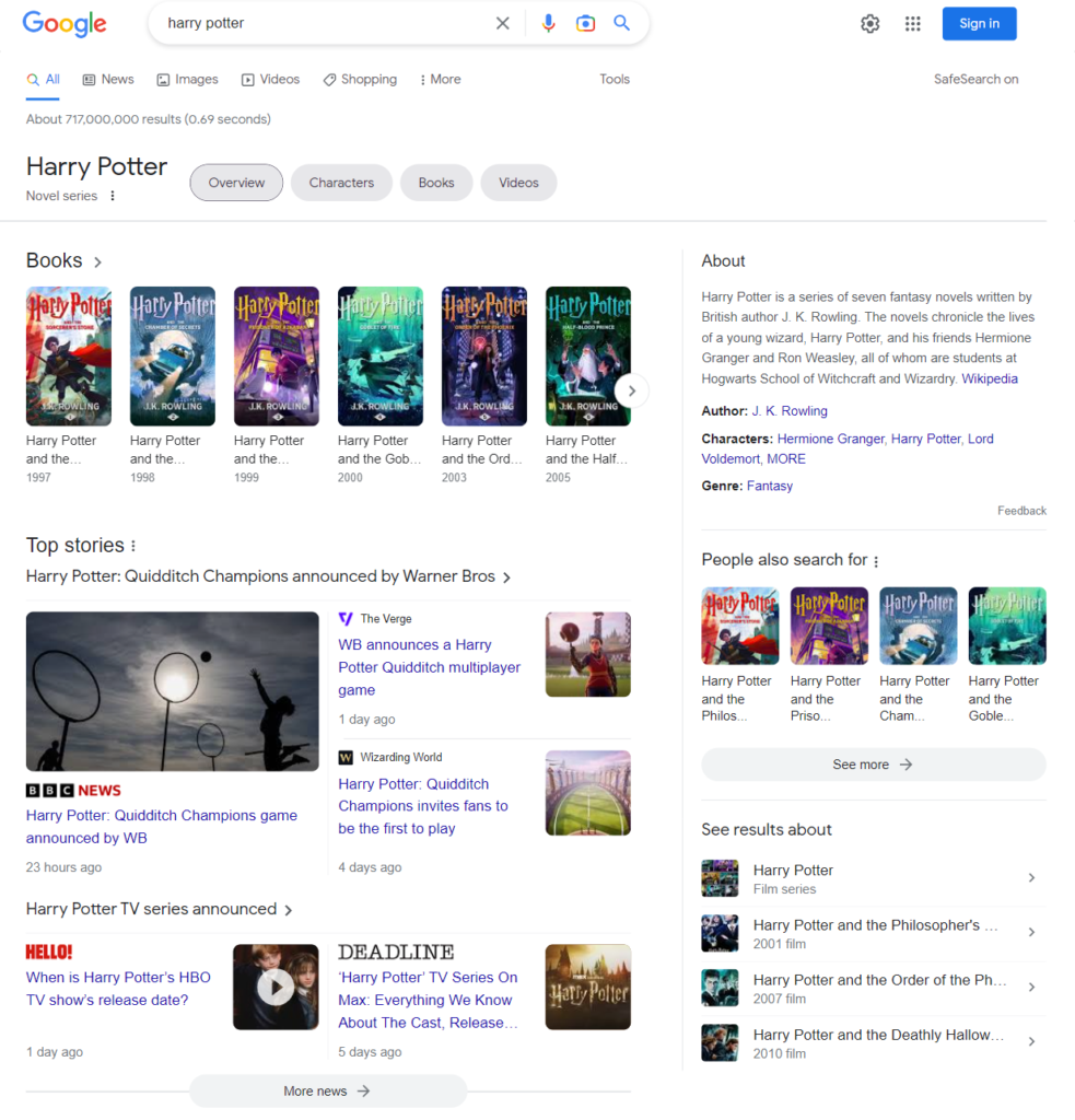 Video Games Added To Google's Knowledge Graph